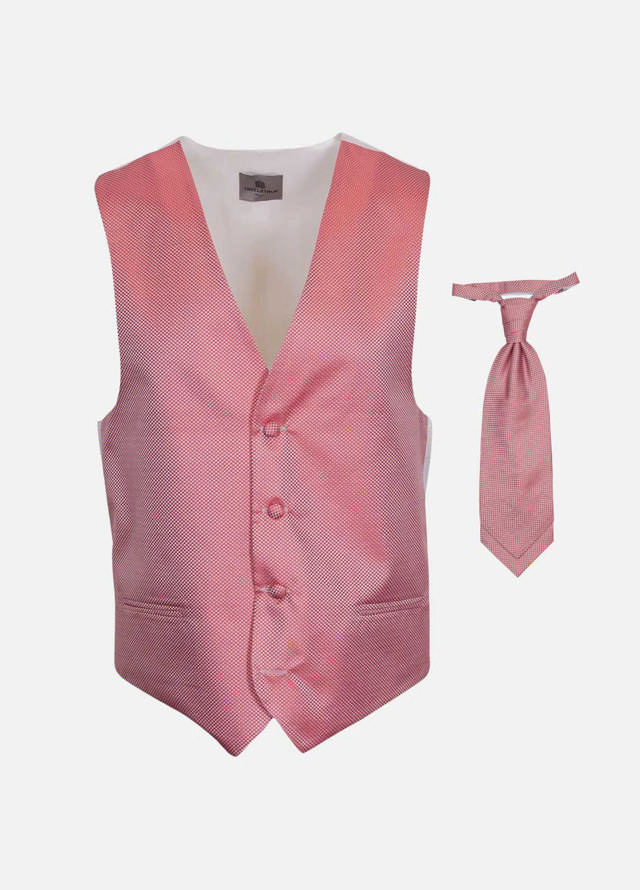 Silkevest og plastron