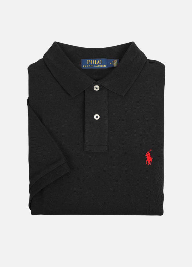 Poloshirt med logo