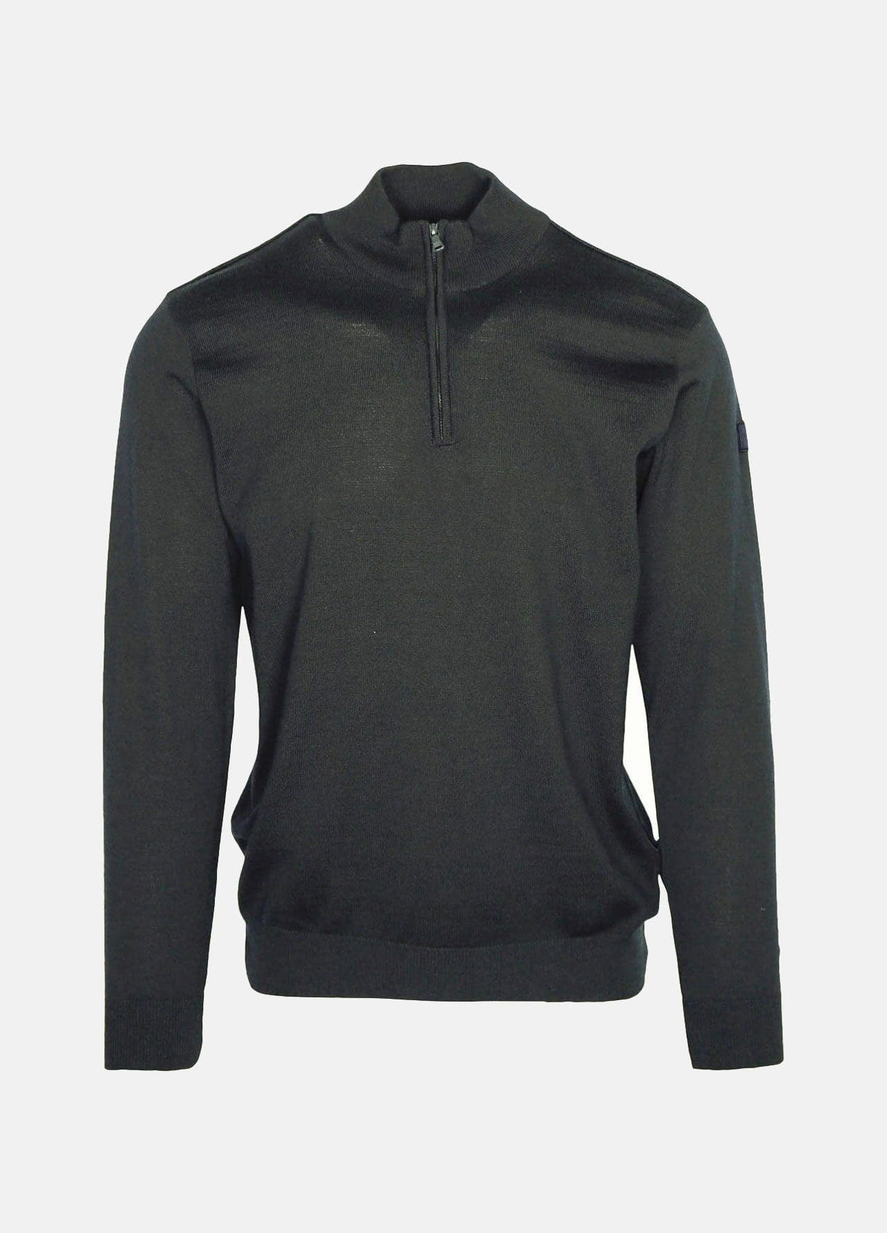 Half-zip merinostrik