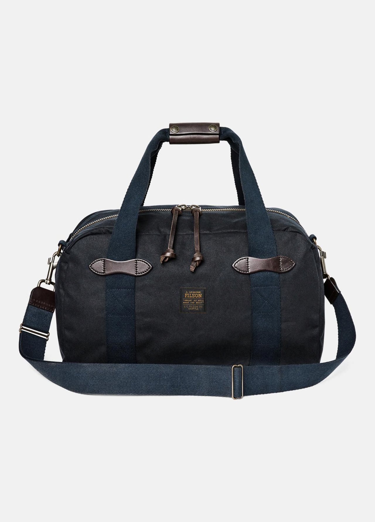 Tin cloth small duffle bag