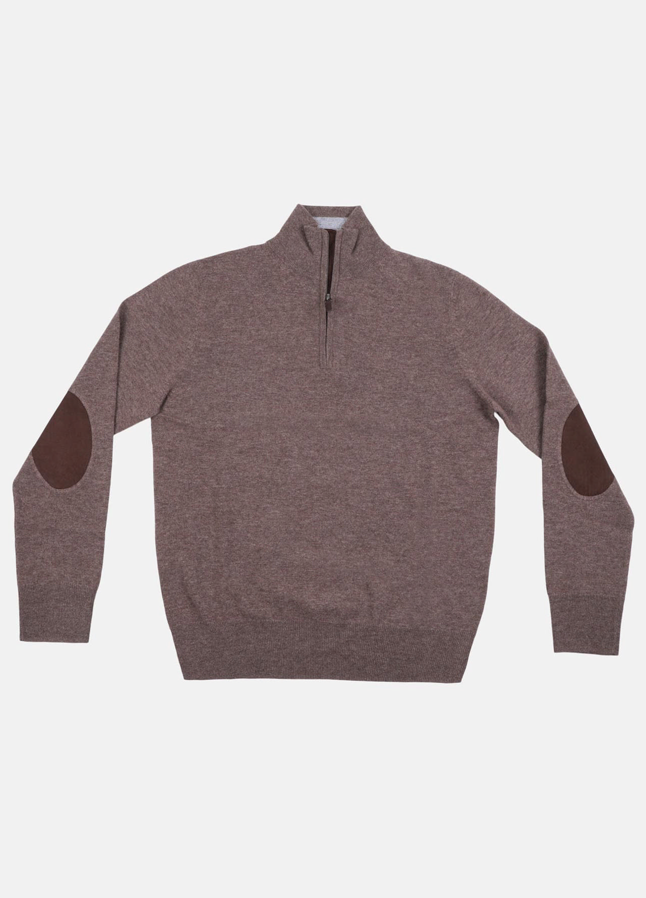 Strik med half-zip