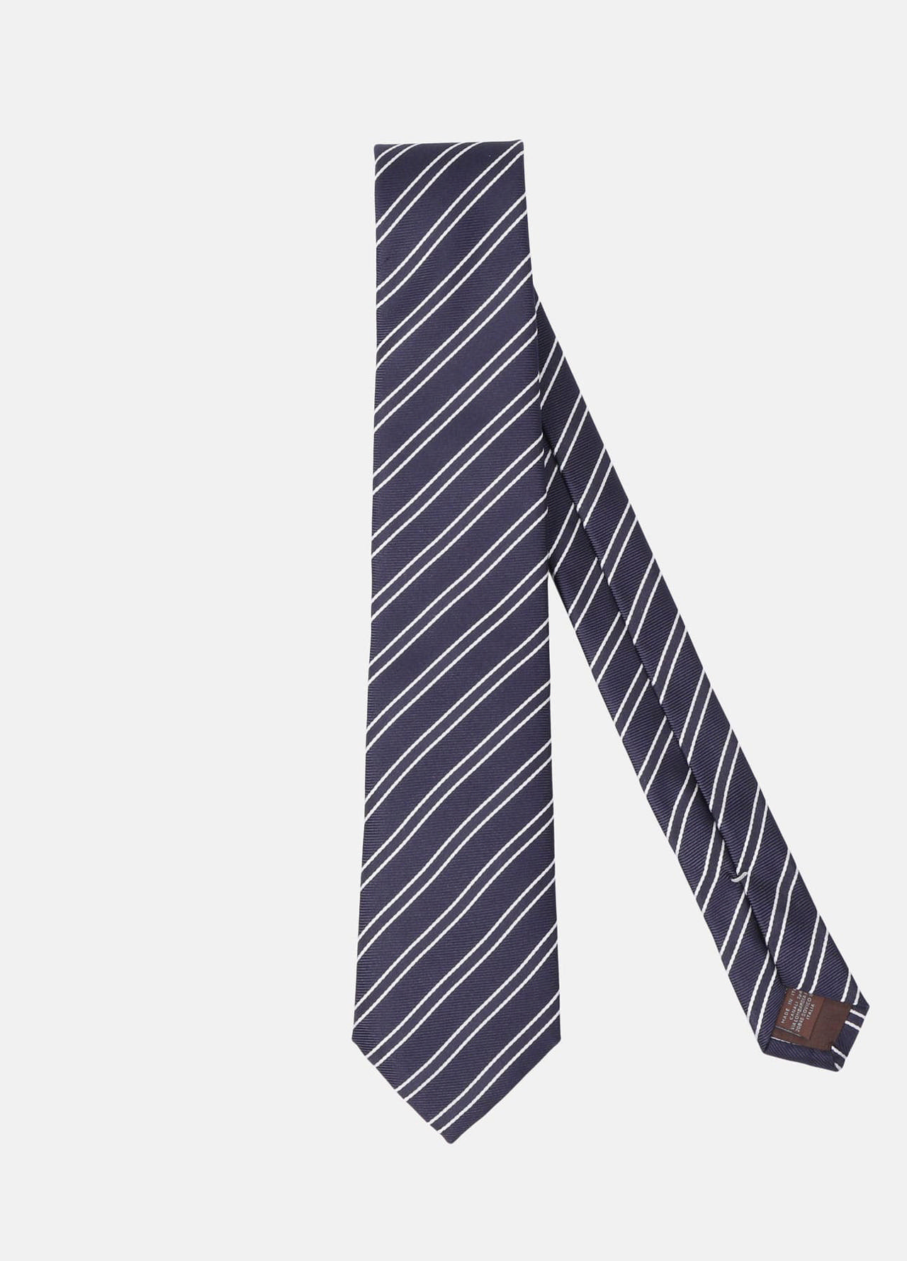 Navy stribet silkeslips