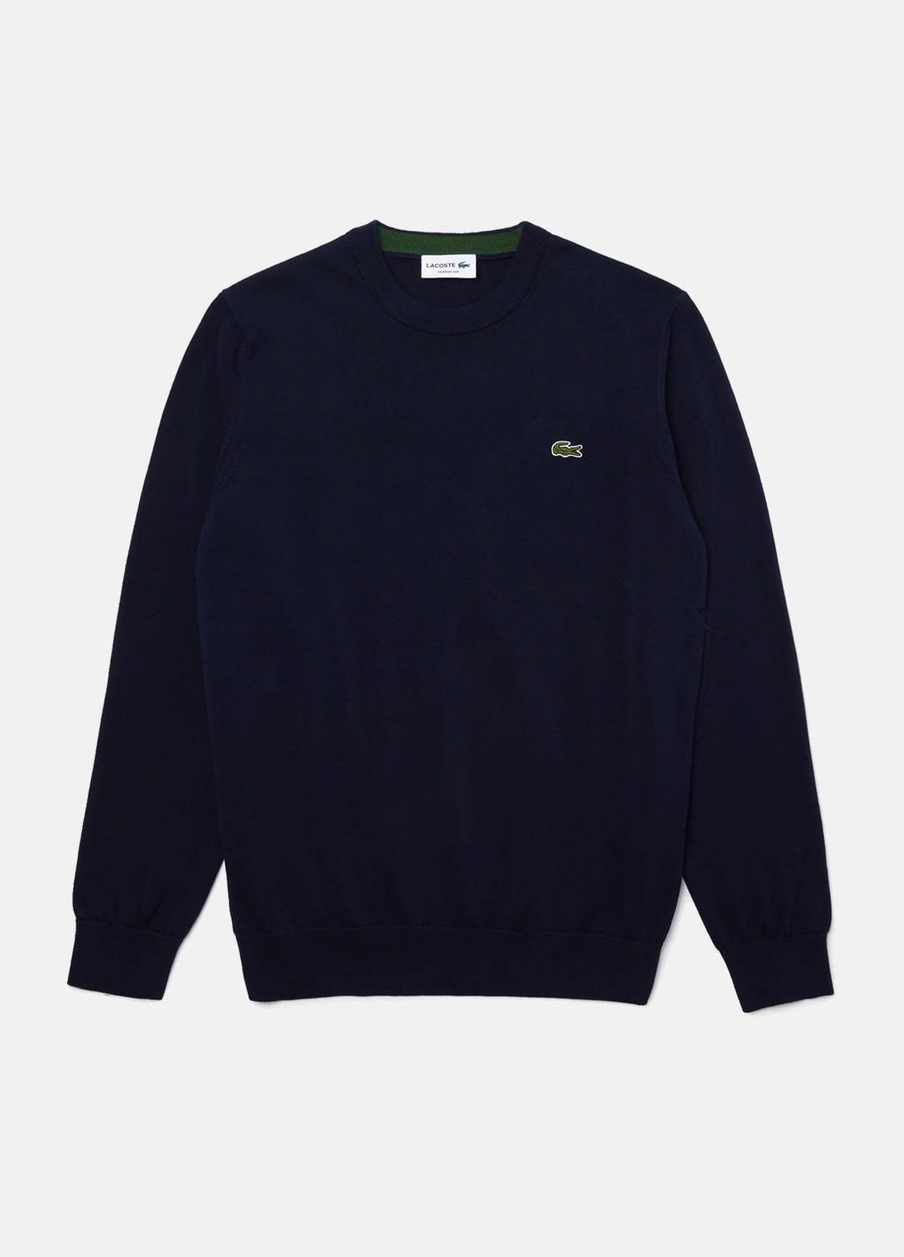 Crew neck strik i bomuld